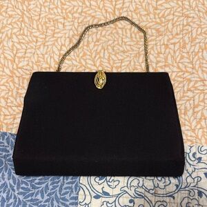 Elegant vintage Black Evening Bag